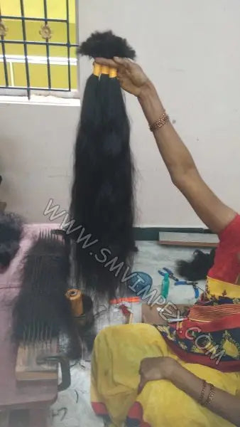 100% Unprocessed Natural Human Hair.india Best Hot 6A Hair Waft