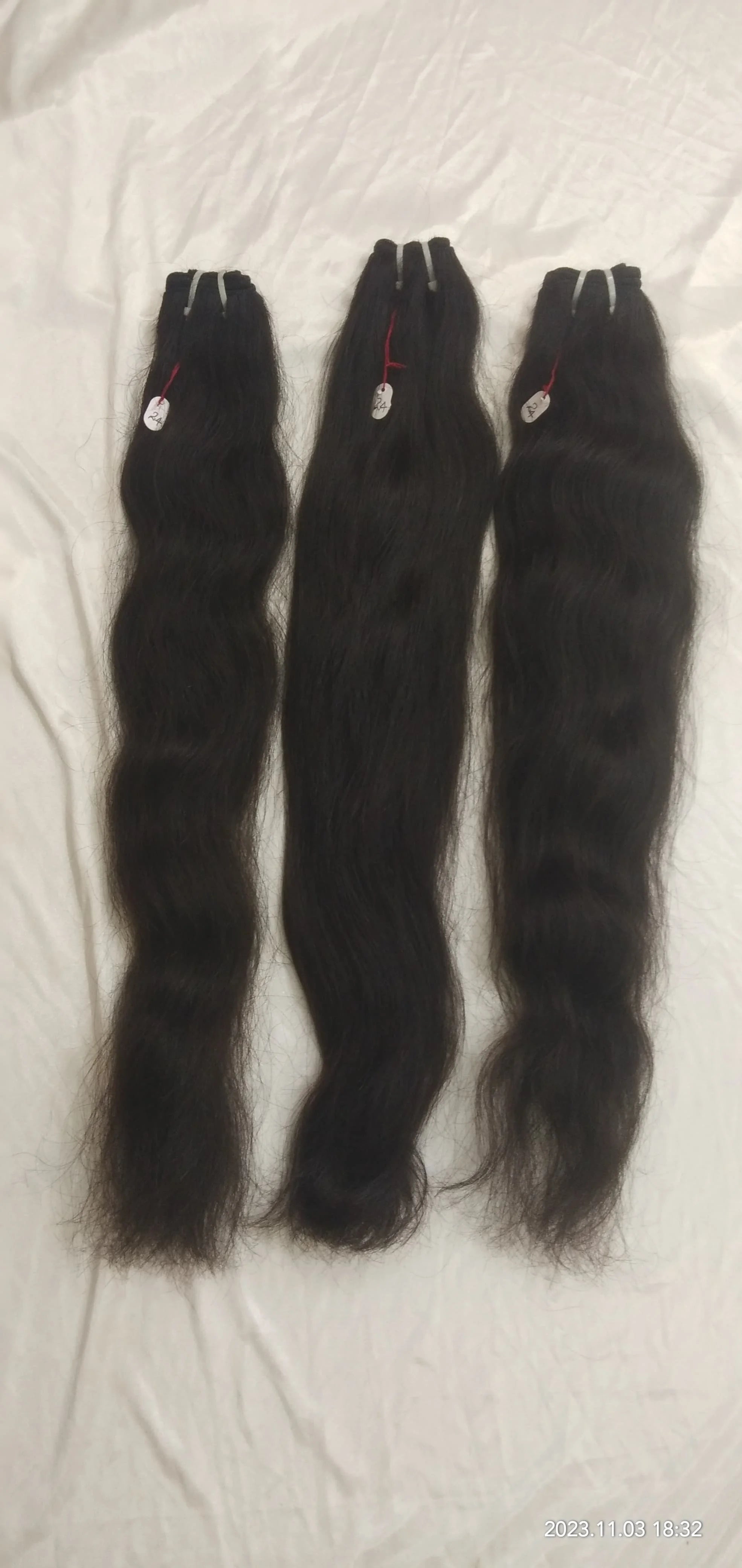 No Split No Bad Smell Wholesale Indian Deep Wave Raw Hair Extension Virgin Process Indian Human Hair From India