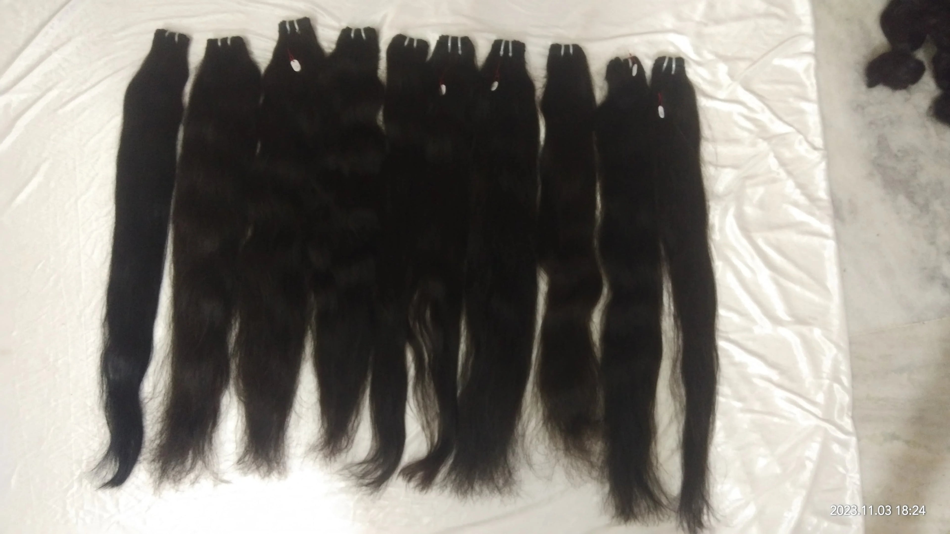 No Split No Bad Smell Wholesale Indian Deep Wave Raw Hair Extension Virgin Process Indian Human Hair From India
