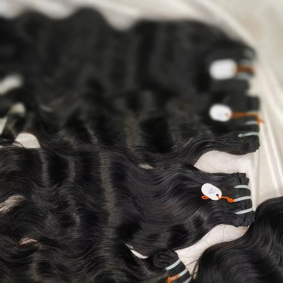 Shedding Free Natural Raw Human Hair Weaving.Good Feed Back Remy Raw Virgin Temple Human Hair Weaving.Best Selling Hair Waft