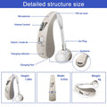 Digital Hearing Aids for Deafness Rechargeable Hearing Aid High Power Sound Amplifier For Elderly Behind the Ear Care audifonos