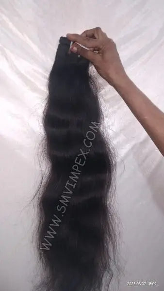 100% Unprocessed Natural Human Hair.india Best Hot 6A Hair Waft