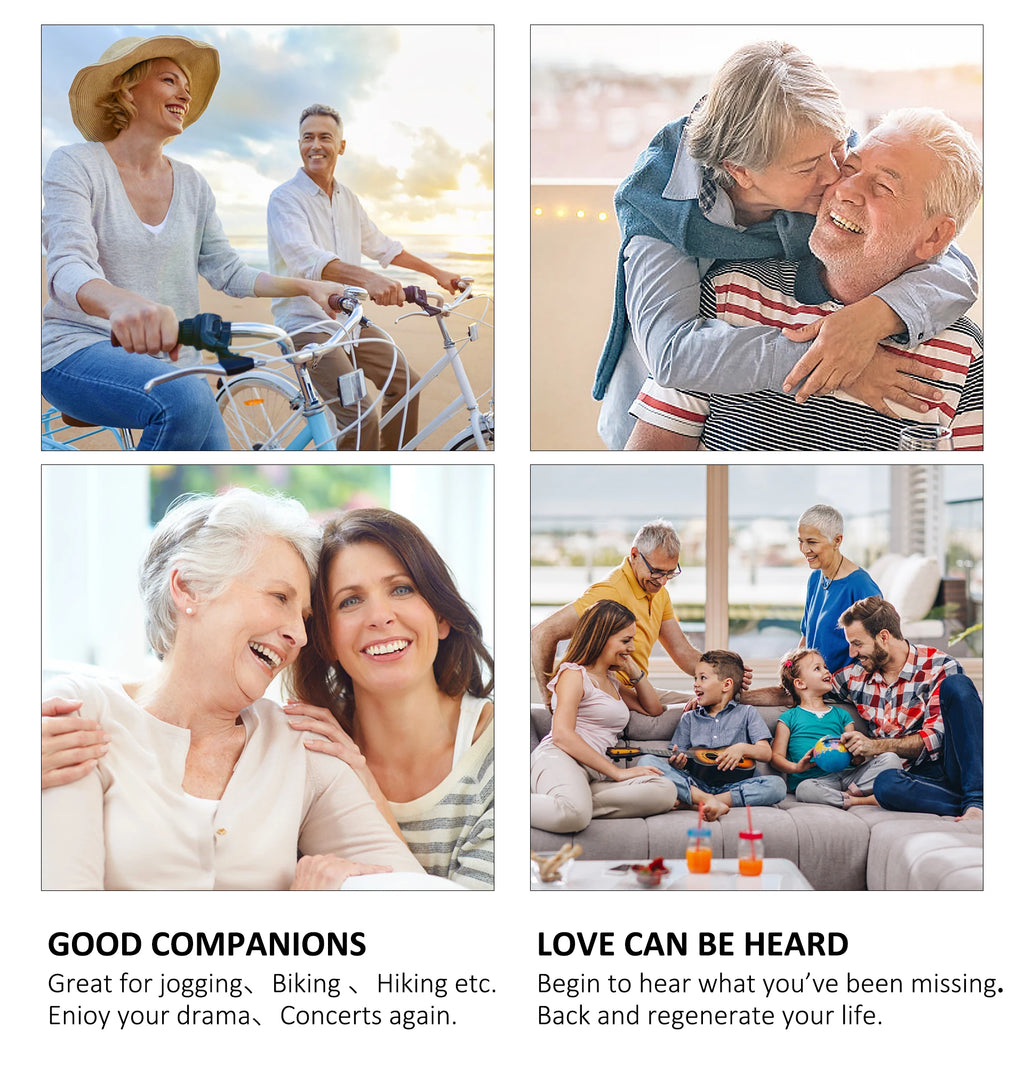 Digital Hearing Aids for Deafness Rechargeable Hearing Aid High Power Sound Amplifier For Elderly Behind the Ear Care audifonos