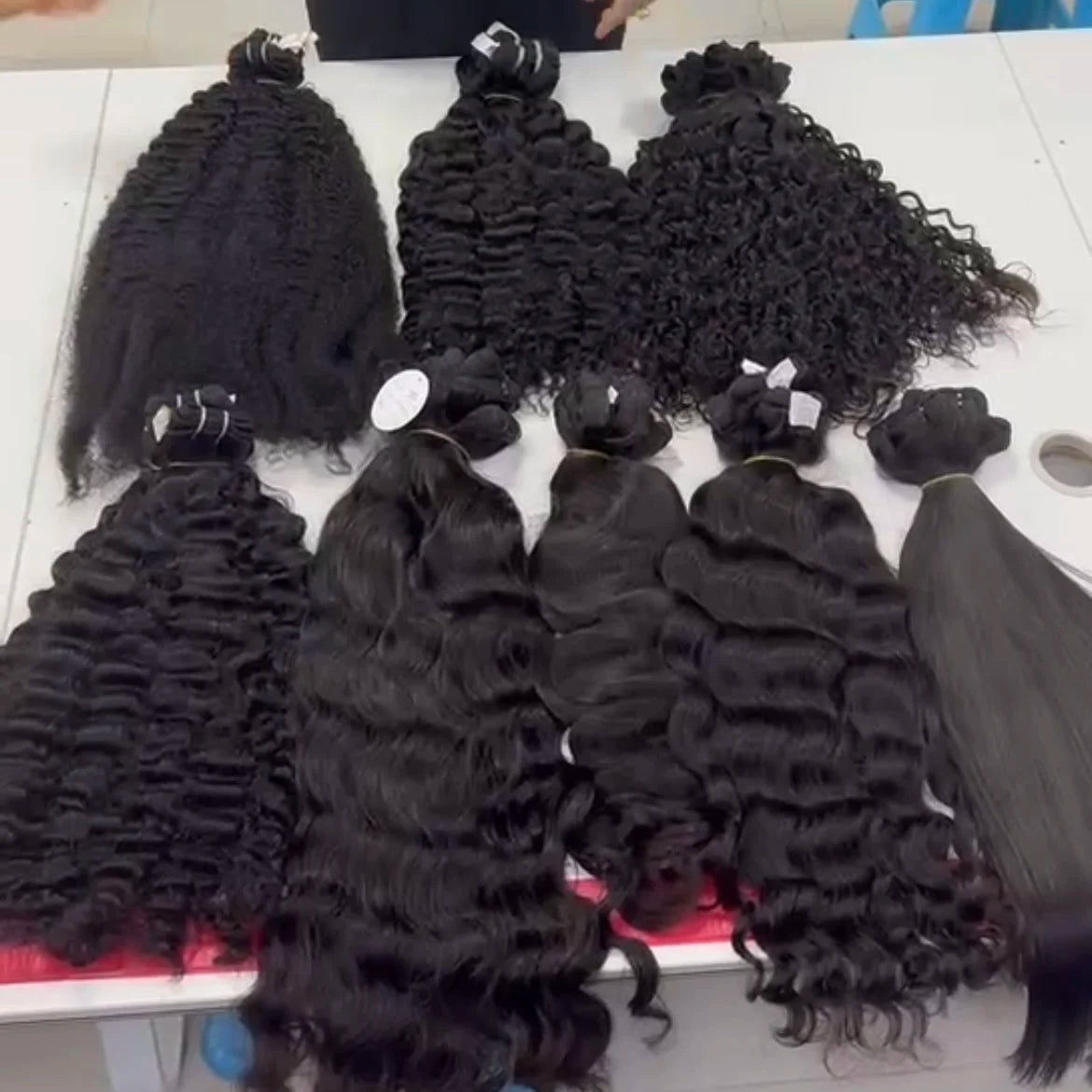 Wholesale 100% Raw Hair Cuticle Aligned Virgin Human Hair Burmese Curly Hair