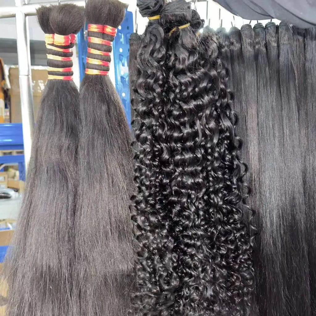 Wholesale 100% Raw Hair Cuticle Aligned Virgin Human Hair Burmese Curly Hair