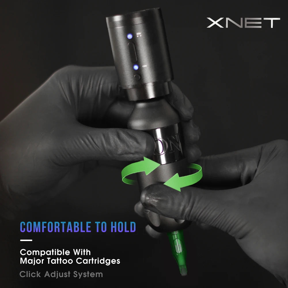 XNET Tattoo Maschine Rotary Pen Augenbrauen Permanent Make-up Augenbrauen-Lippen-Tattoo Camouflage Maschine Starker Motor Pistole