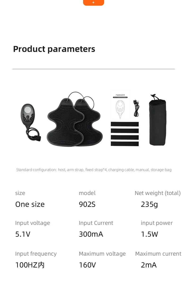 Elektrischer Muskelstimulator Bauchmuskel-Toning-Gürtel, Fitnessstudio Sport Gewichtsverlust Bodyshaper Vibrator Arm Bauch Taille Massagegerät EMS Armtrainer
