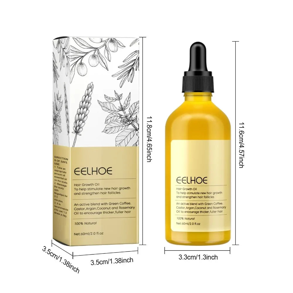 Rosmarin dichtes Haar ätherisches Öl Veganic Lavendel repariert Haarschäden, verhindert Haarausfall, glättet die Haare, nährt die Haarpflegeöl 60ml