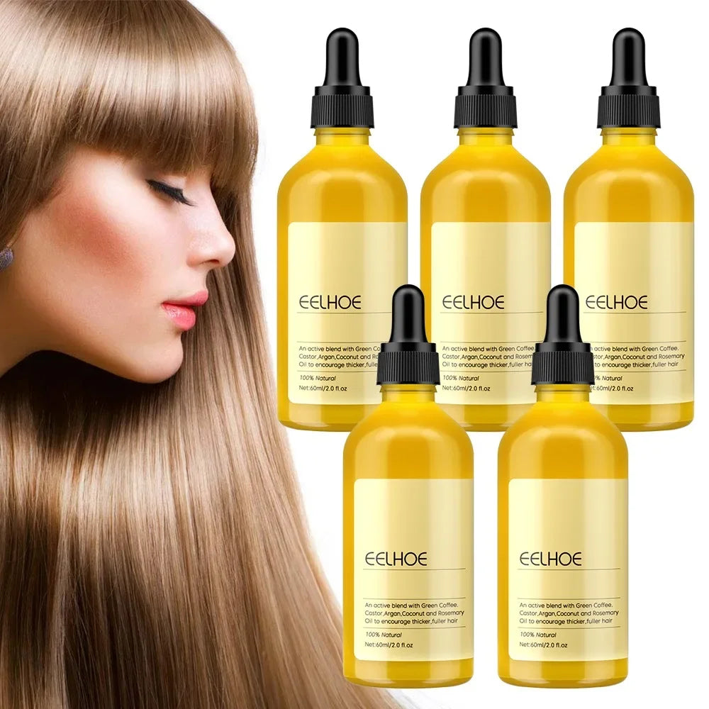 Rosmarin dichtes Haar ätherisches Öl Veganic Lavendel repariert Haarschäden, verhindert Haarausfall, glättet die Haare, nährt die Haarpflegeöl 60ml