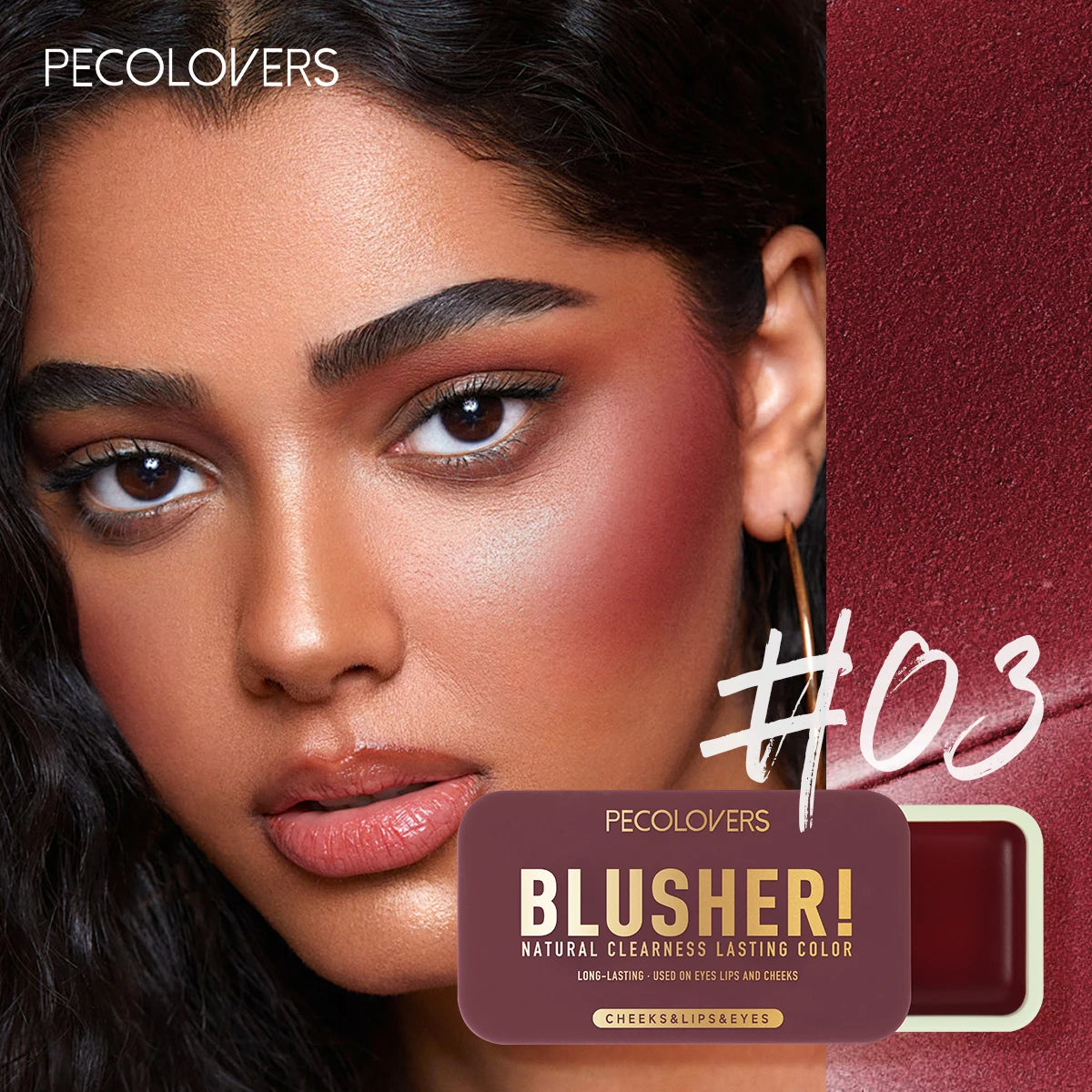Highlight Matte Natural Blush, Long-lasting, Natural Finish, Waterproof Blush,Perfect for contouring and full makeup