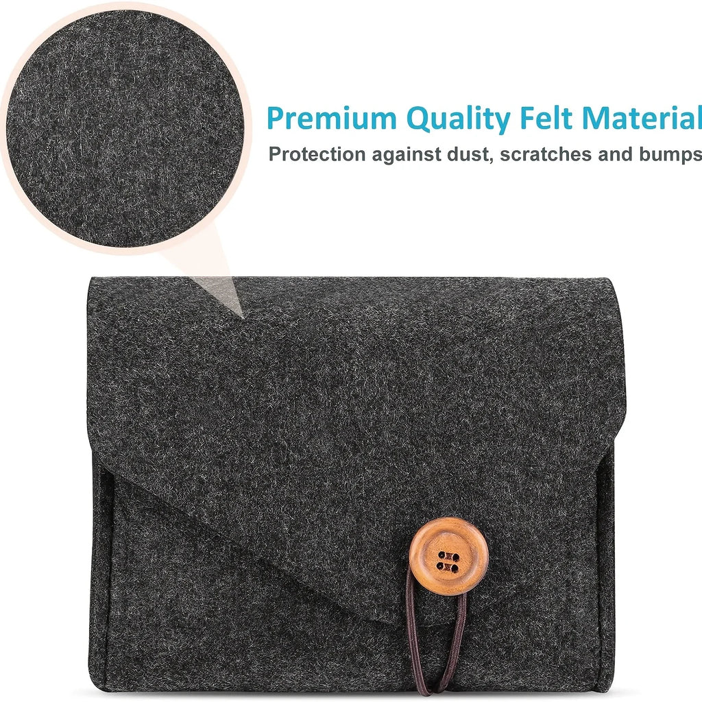 Portable Felt Storage Bag Outdoor Travel Digital Cable Electronics Accessories Organizer Charge Earphone Makeup Storage Pouches