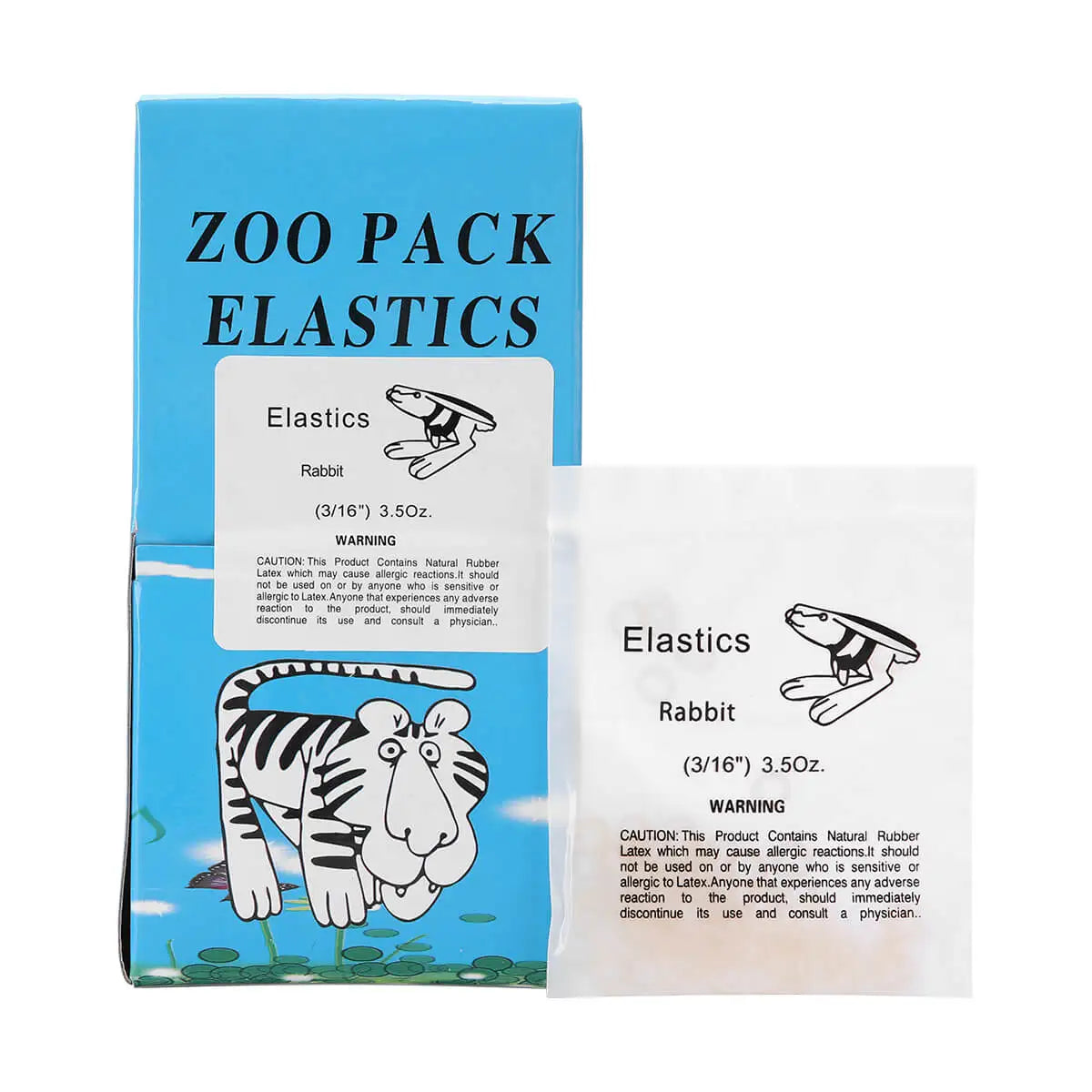 5000 Pcs/Box Dental Orthodontic Zoo Pack Elastics Rubber Bands High Quality Latex Braces Force 3.5/5.0/6.5 OZ