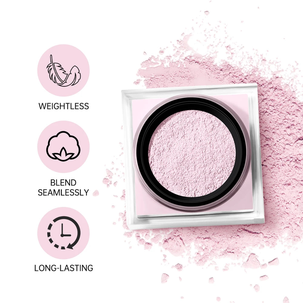 Loses Puder Make-up Loose Baking & Setting Puder Matt Wasserdicht Lang anhaltend Ölkontrolle 4 Farben Loses Puder Make-up Kosmetik