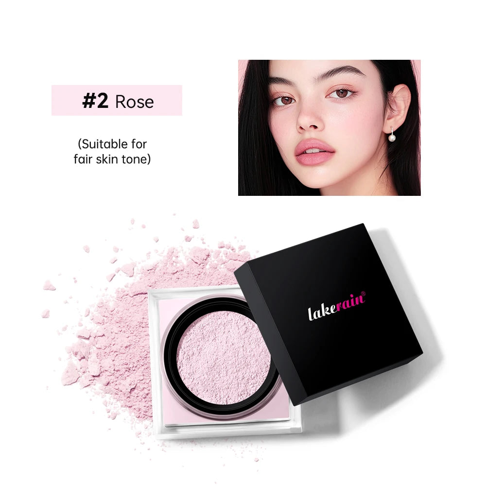 Loses Puder Make-up Loose Baking & Setting Puder Matt Wasserdicht Lang anhaltend Ölkontrolle 4 Farben Loses Puder Make-up Kosmetik