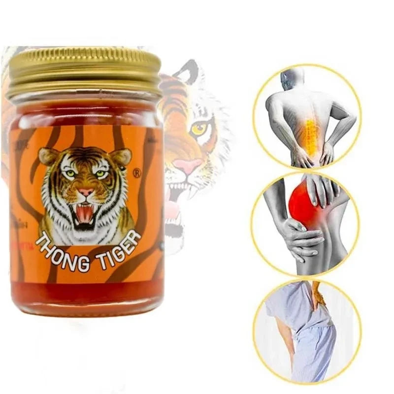 50g 100% Thai Tiger Balm Body Massage Cream Ointment Plaster Joint Arthritis Rheumatic Pain Patch Red Tiger Balm Cream Skin Care