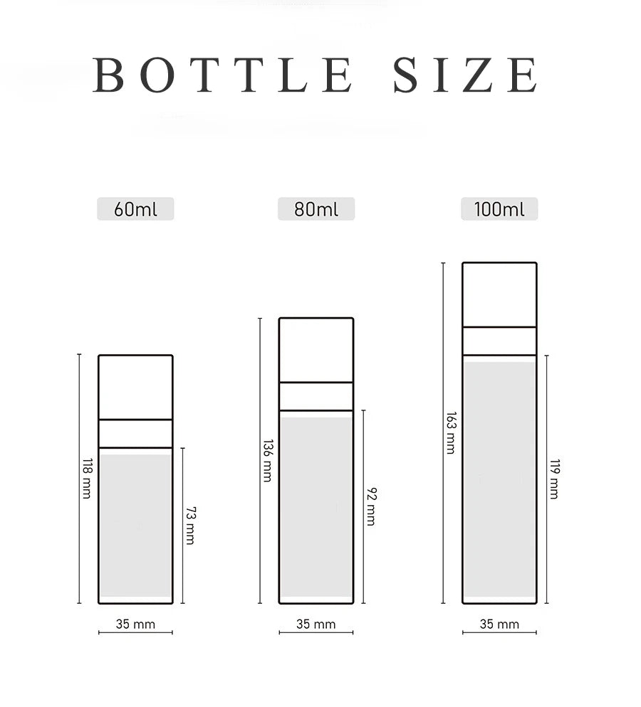 10/20/50/pcs 60ml 80ml 100ml Plastic Spray Bottle Mist Atomiser Sprayer Opaque Pink Perfume Refillable Bottle Container SZ3301