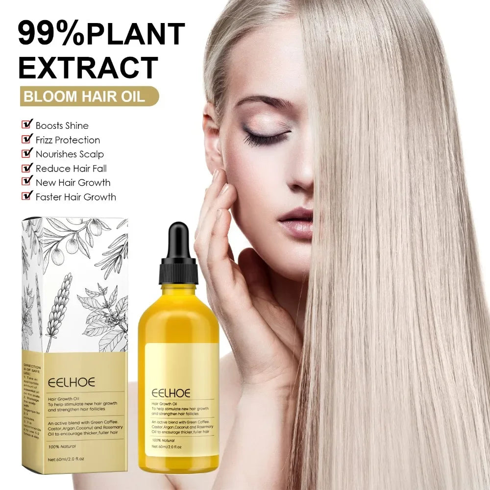 Rosmarin dichtes Haar ätherisches Öl Veganic Lavendel repariert Haarschäden, verhindert Haarausfall, glättet die Haare, nährt die Haarpflegeöl 60ml