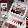 UR SUGAR 2Pcs 9-colors New Popular Color Patting Gel Gradient Color Semi Permanent Painting UV&LED Gel Nail Art Creation Varnish