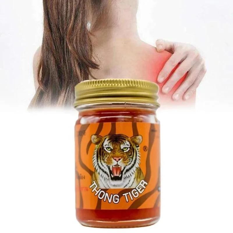 50g 100% Thai Tiger Balm Body Massage Cream Ointment Plaster Joint Arthritis Rheumatic Pain Patch Red Tiger Balm Cream Skin Care