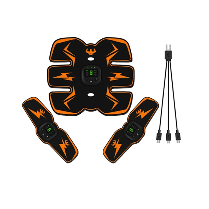 Customizable EMS Wireless Muscle Stimulator Trainer Smart Fitness Electric Weight Loss Stickers Body Slimming Massager