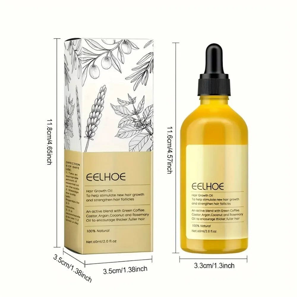 Rosmarin dichtes Haar ätherisches Öl Veganic Lavendel repariert Haarschäden, verhindert Haarausfall, glättet die Haare, nährt die Haarpflegeöl 60ml