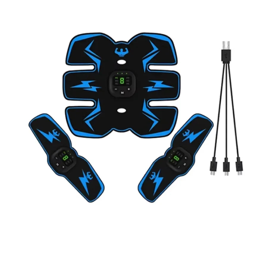 Customizable EMS Wireless Muscle Stimulator Trainer Smart Fitness Electric Weight Loss Stickers Body Slimming Massager
