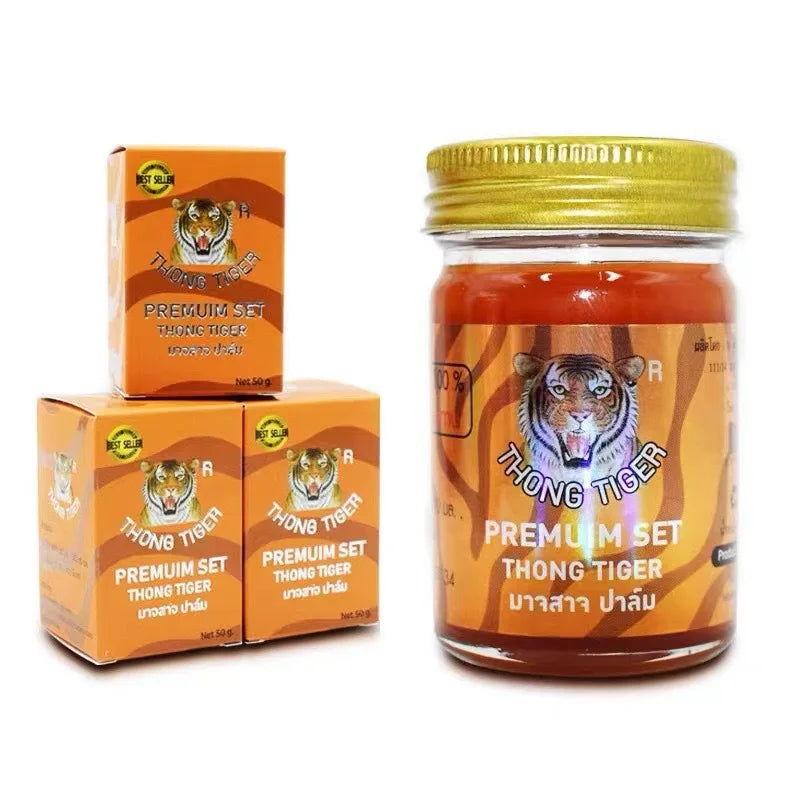 50g 100% Thai Tiger Balm Body Massage Cream Ointment Plaster Joint Arthritis Rheumatic Pain Patch Red Tiger Balm Cream Skin Care