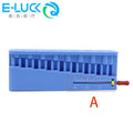 1Pc Dental Endo Measuring Plastic Endodontic Block Files Dentist Instrument Ruler Blue