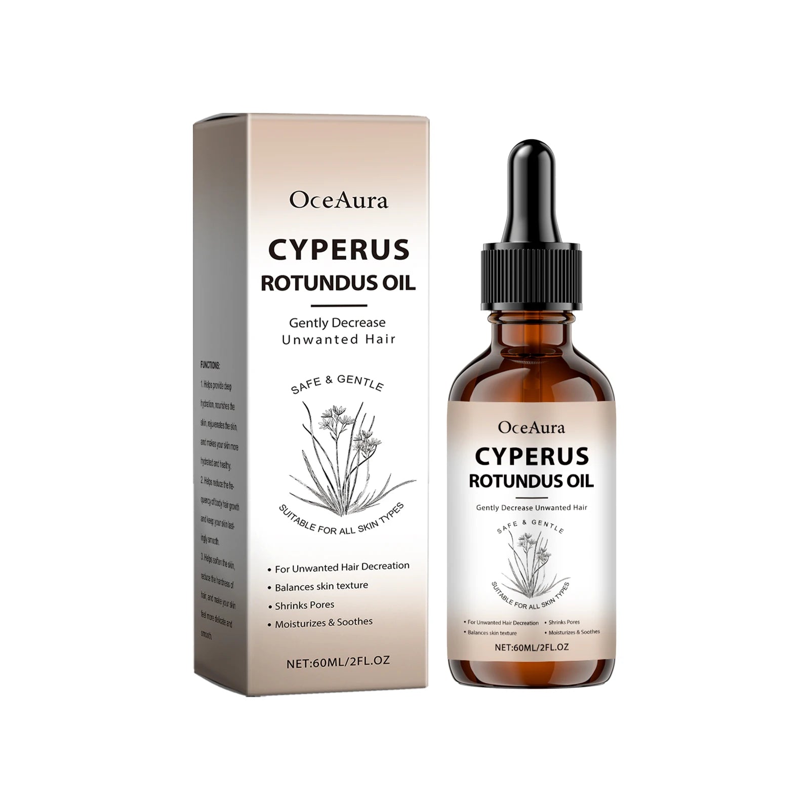 Body Hair Removal Oil for Hair Removal Essence Reduce Armpit Arms Body Hair Inhibitor Shrink Pores Smooth Skin Care Serum