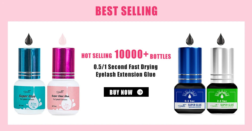 Yelix 2D Y-Form Wimpernverlängerung Handgewebt Premium B C D L M Natürliche Einzelspitze Wimpern Zubehör Make-up Mesh-Netz Cross Lash