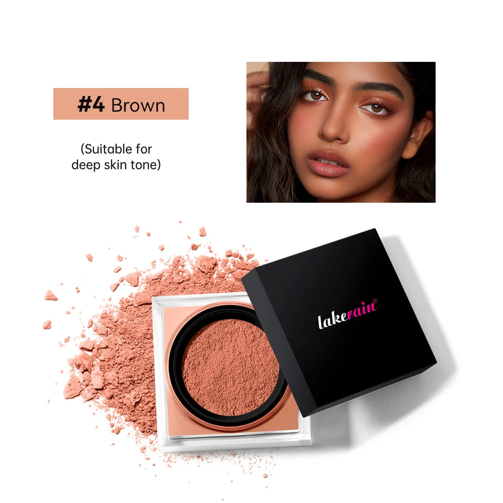 Loses Puder Make-up Loose Baking & Setting Puder Matt Wasserdicht Lang anhaltend Ölkontrolle 4 Farben Loses Puder Make-up Kosmetik