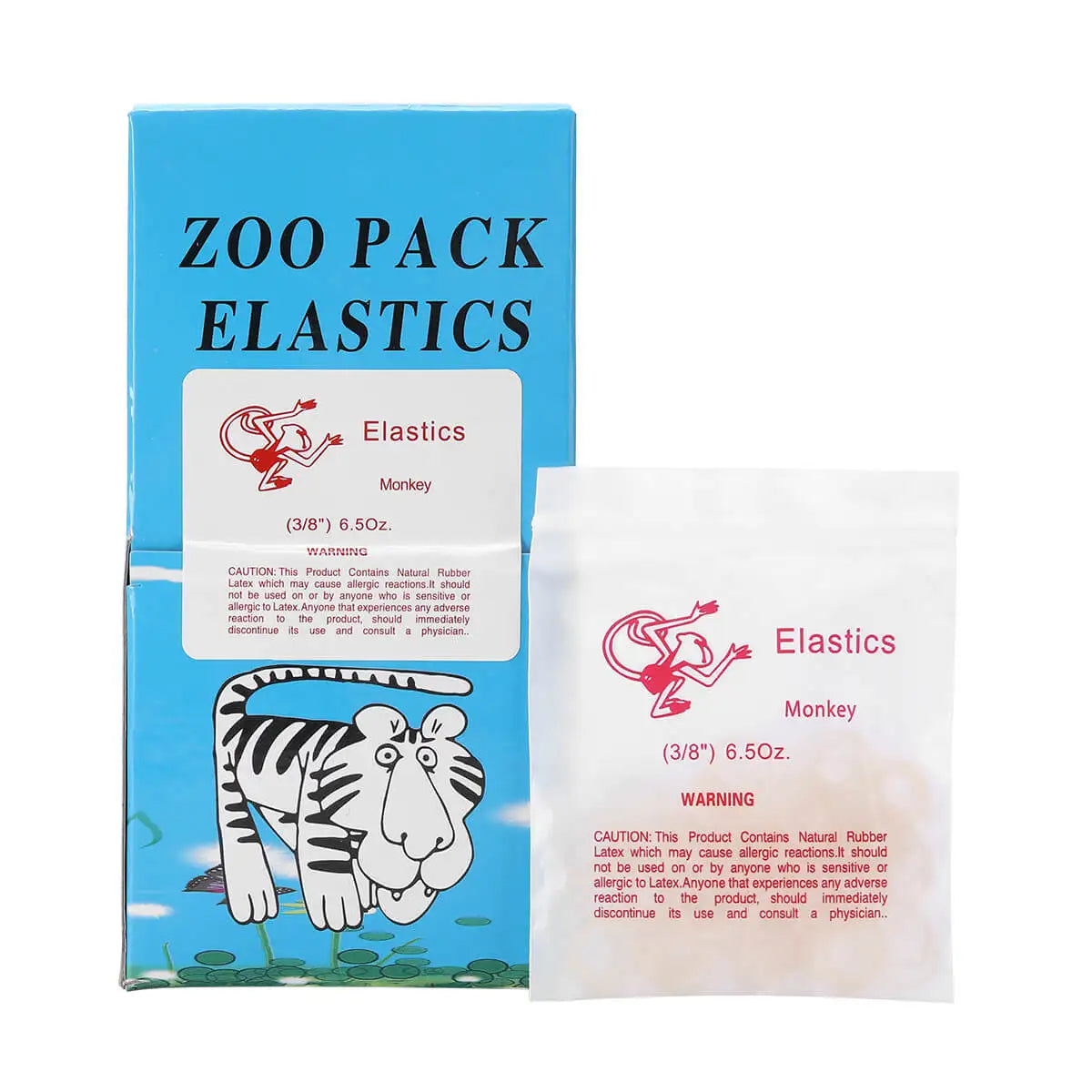 5000 Pcs/Box Dental Orthodontic Zoo Pack Elastics Rubber Bands High Quality Latex Braces Force 3.5/5.0/6.5 OZ