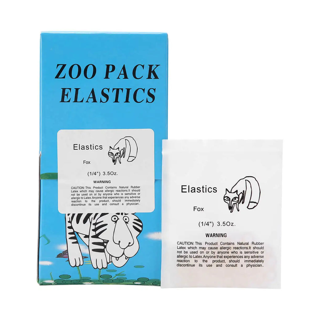 5000 Stück/Box Zahnmedizinische kieferorthopädische Zoo Pack Gummibänder Hochelastische Latex Zahnspangenstärke 3.5/5.0/6.5 OZ