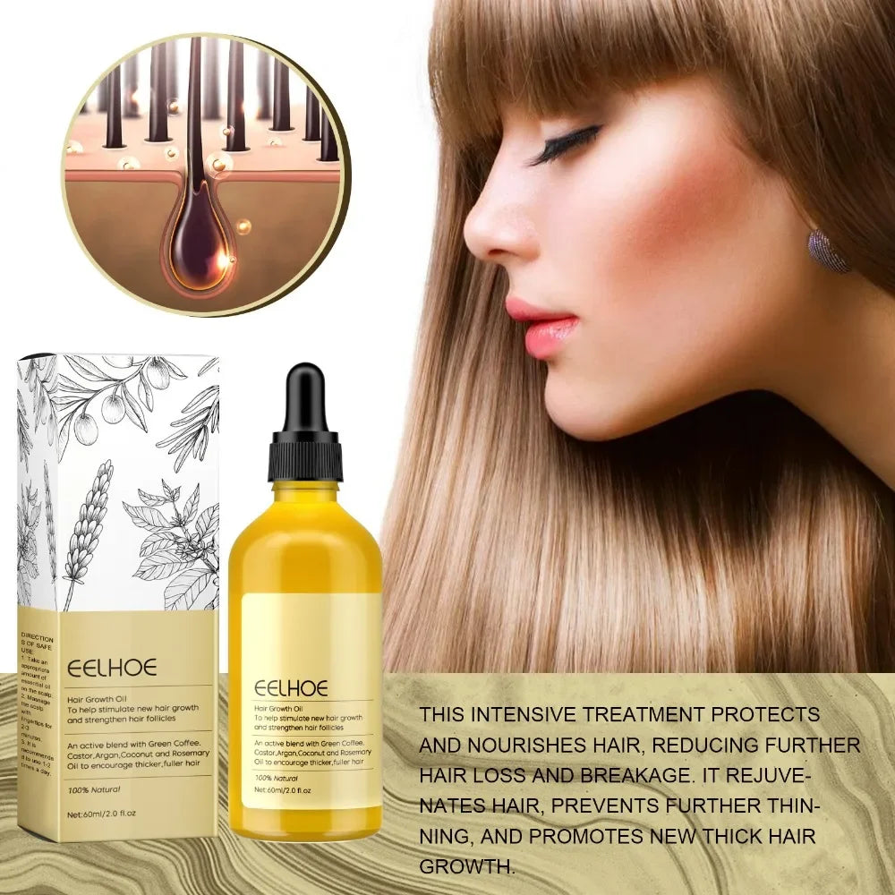 Rosmarin dichtes Haar ätherisches Öl Veganic Lavendel repariert Haarschäden, verhindert Haarausfall, glättet die Haare, nährt die Haarpflegeöl 60ml