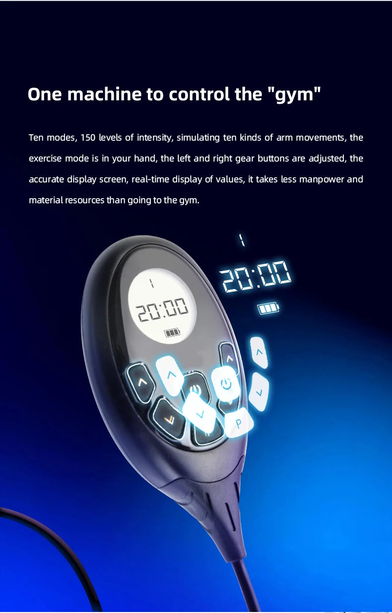 Elektrischer Muskelstimulator Bauchmuskel-Toning-Gürtel, Fitnessstudio Sport Gewichtsverlust Bodyshaper Vibrator Arm Bauch Taille Massagegerät EMS Armtrainer