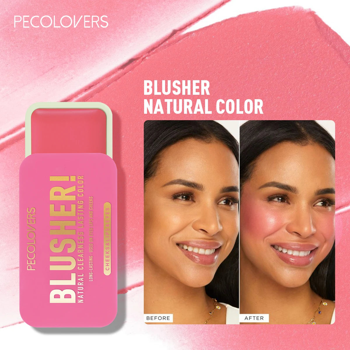 Highlight Matte Natural Blush, Long-lasting, Natural Finish, Waterproof Blush,Perfect for contouring and full makeup