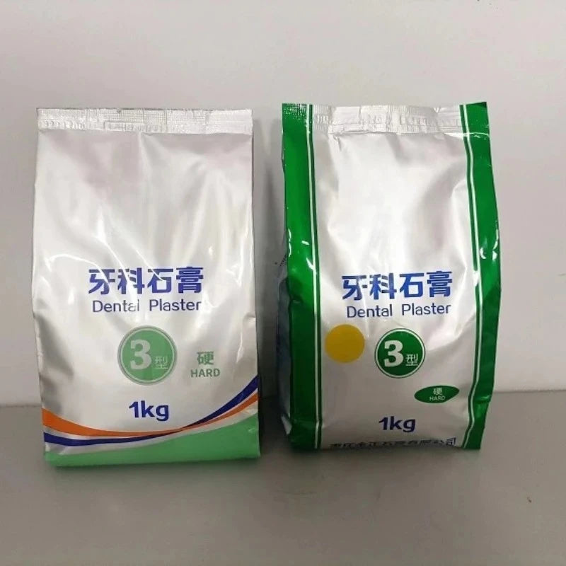 1KG/pack Dental Super Hard Plaster Type 4 Casting Crown Dental Model All Ceramic Mold Powder Dental Specific Gypsum Powder