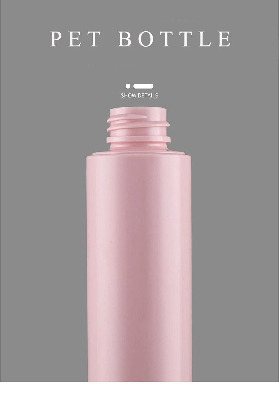 10/20/50/pcs 60ml 80ml 100ml Plastic Spray Bottle Mist Atomiser Sprayer Opaque Pink Perfume Refillable Bottle Container SZ3301