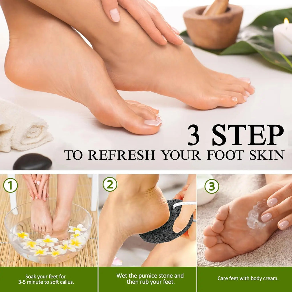Hot Sale Pumice Lava Stone for Feet Dead Skin Corn Callus Remover Exfoliator Pedicure Tools With Gift Box
