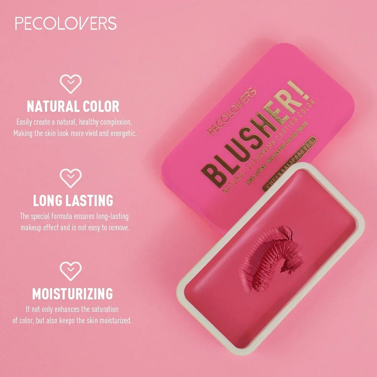 Highlight Matte Natural Blush, Long-lasting, Natural Finish, Waterproof Blush,Perfect for contouring and full makeup