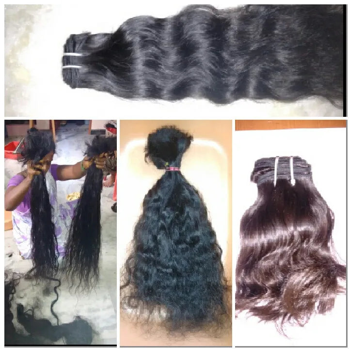 No Split No Bad Smell Wholesale Indian Deep Wave Raw Hair Extension Virgin Process Indian Human Hair From India