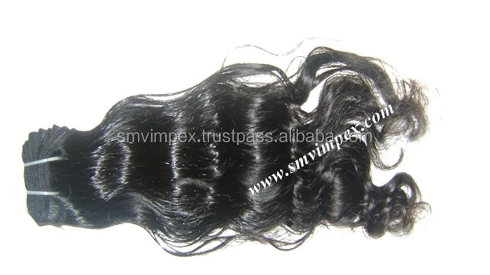 No Split No Bad Smell Wholesale Indian Deep Wave Raw Hair Extension Virgin Process Indian Human Hair From India