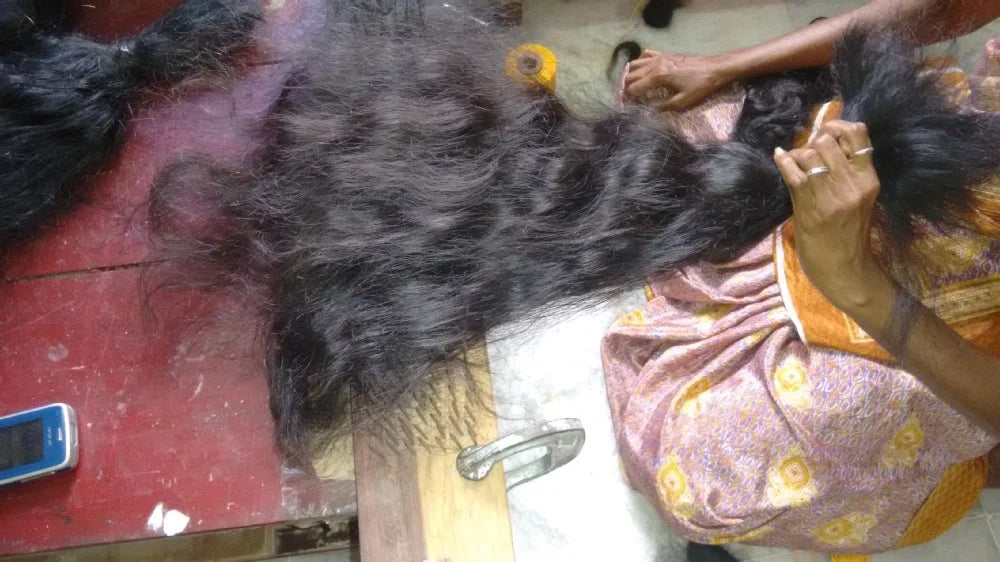 No Split No Bad Smell Wholesale Indian Deep Wave Raw Hair Extension Virgin Process Indian Human Hair From India