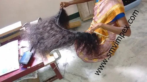No Split No Bad Smell Wholesale Indian Deep Wave Raw Hair Extension Virgin Process Indian Human Hair From India
