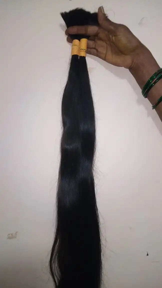100% Unprocessed Natural Human Hair.india Best Hot 6A Hair Waft